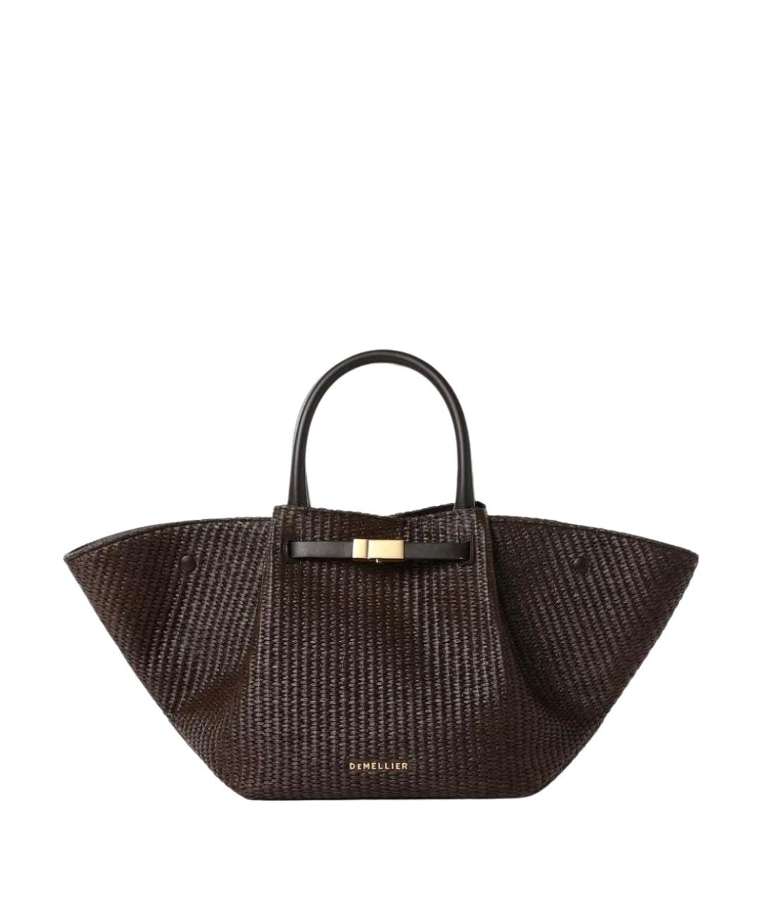 DEMELLIER Коричневая пелетеная сумка через плечо, фото 1