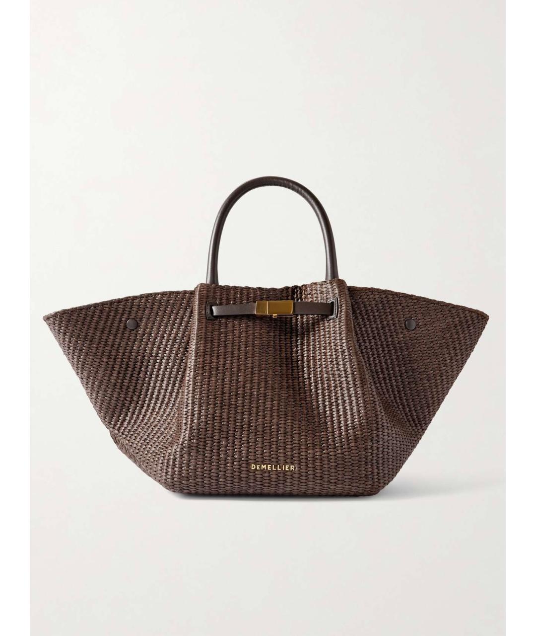 DEMELLIER Коричневая пелетеная сумка через плечо, фото 9