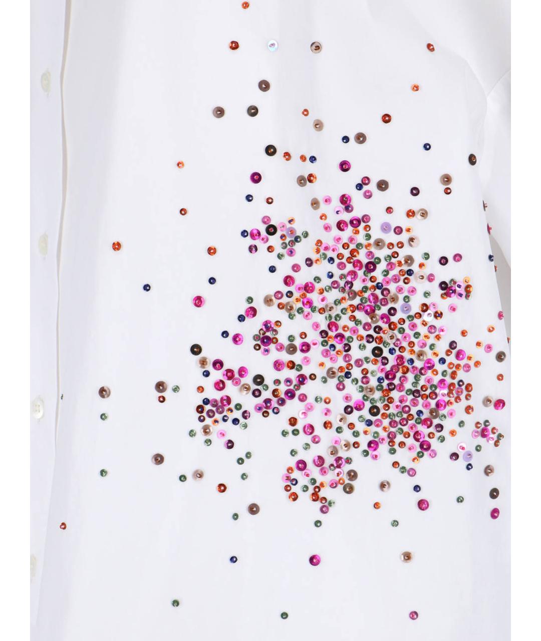 DRIES VAN NOTEN Белая хлопковая рубашка, фото 3