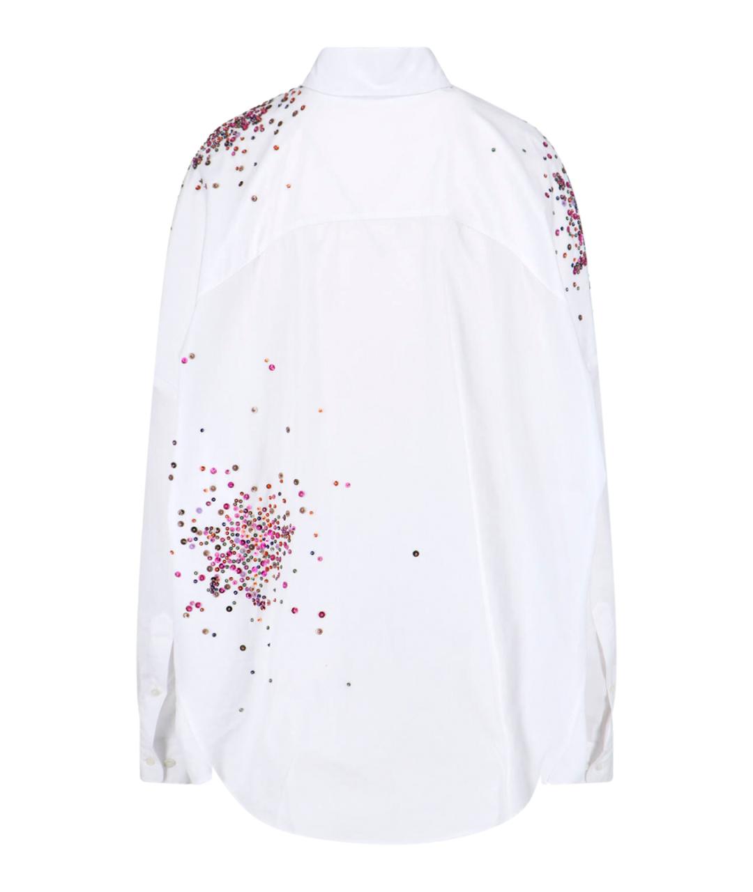 DRIES VAN NOTEN Белая хлопковая рубашка, фото 2