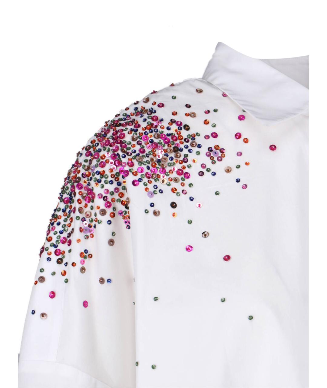 DRIES VAN NOTEN Белая хлопковая рубашка, фото 4