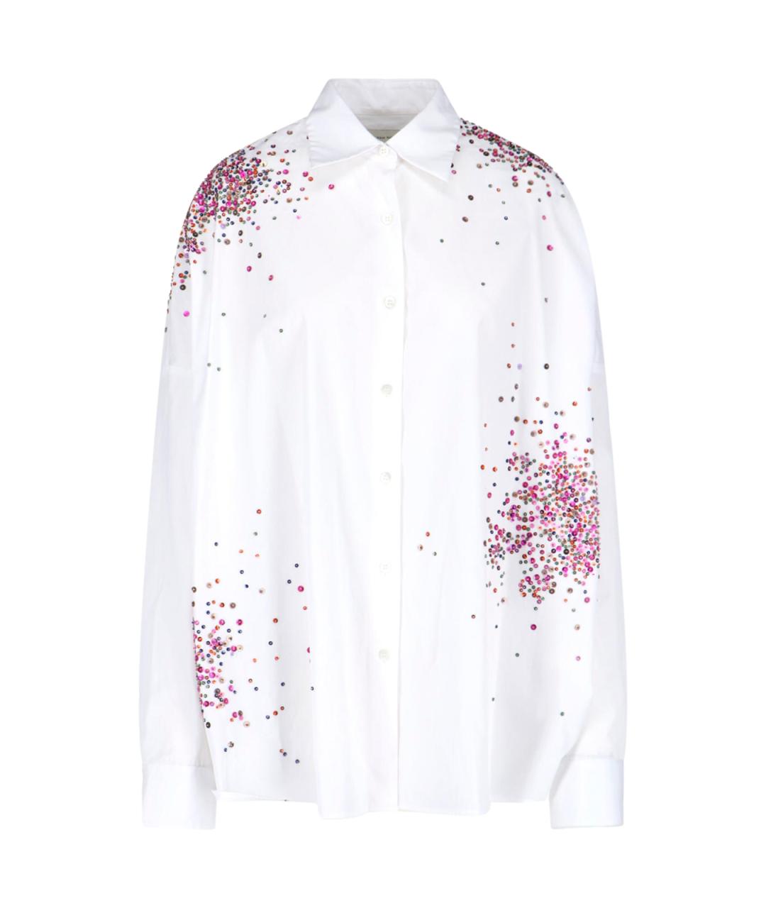 DRIES VAN NOTEN Белая хлопковая рубашка, фото 1