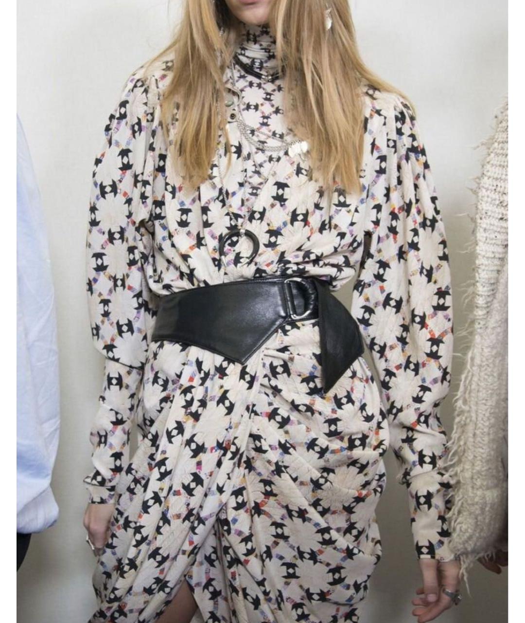 ISABEL MARANT Бежевый шелковый костюм с юбками, фото 3