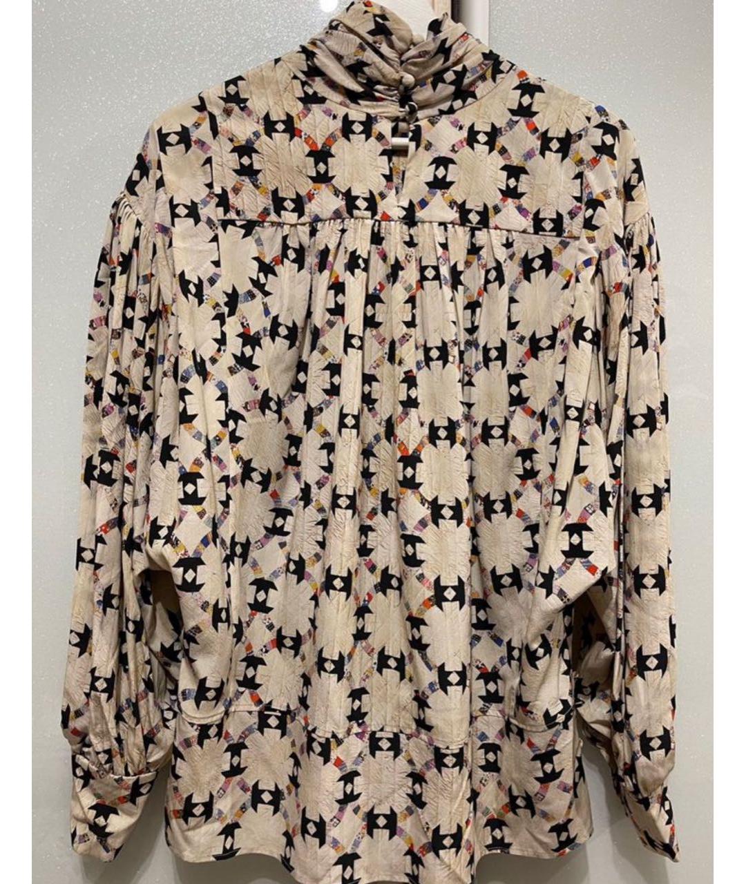 ISABEL MARANT Бежевый шелковый костюм с юбками, фото 6