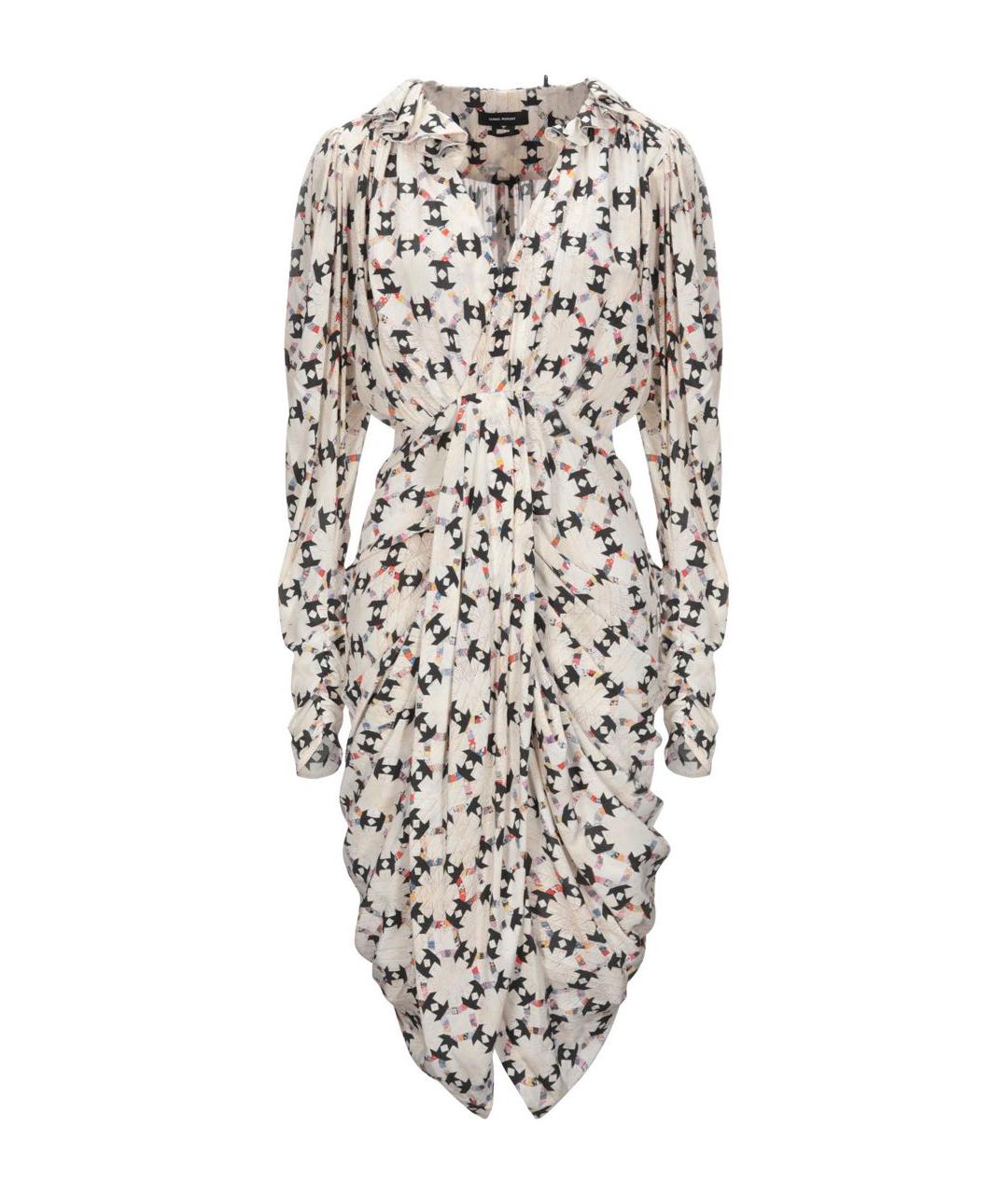 ISABEL MARANT Бежевый шелковый костюм с юбками, фото 1