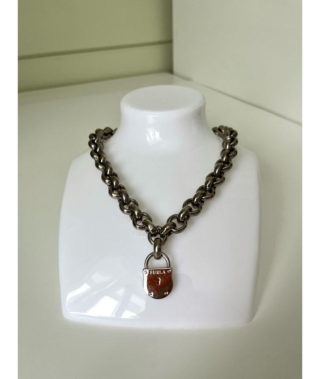 FURLA Серебрянный металлический комплект, фото 3