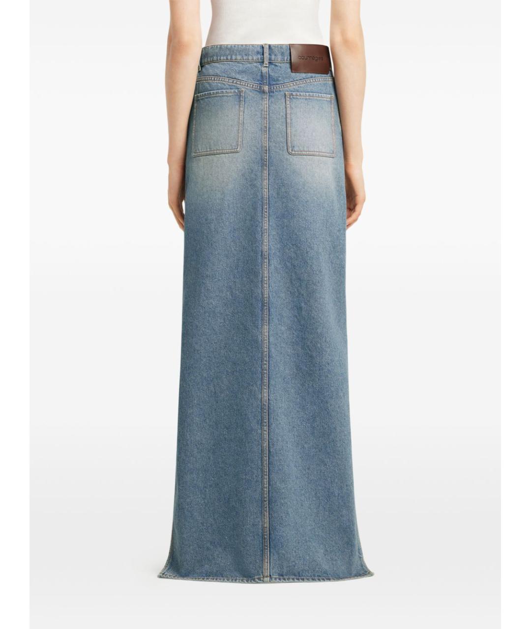 COURREGES Белая хлопковая майка, фото 4