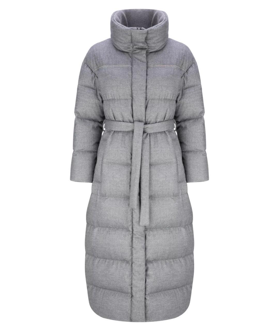 PESERICO Серый полиэстеровый пуховик, фото 1