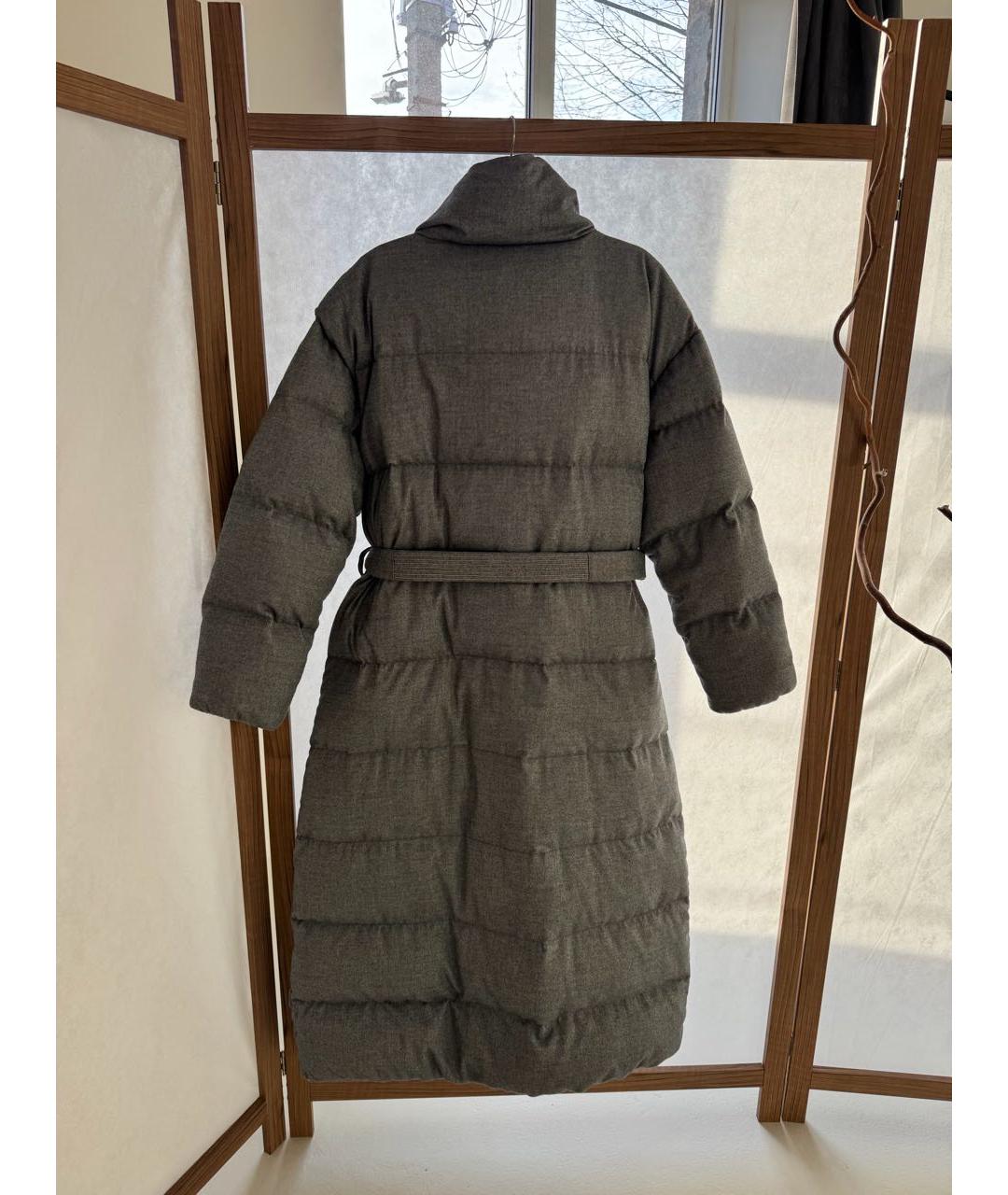 PESERICO Серый полиэстеровый пуховик, фото 7