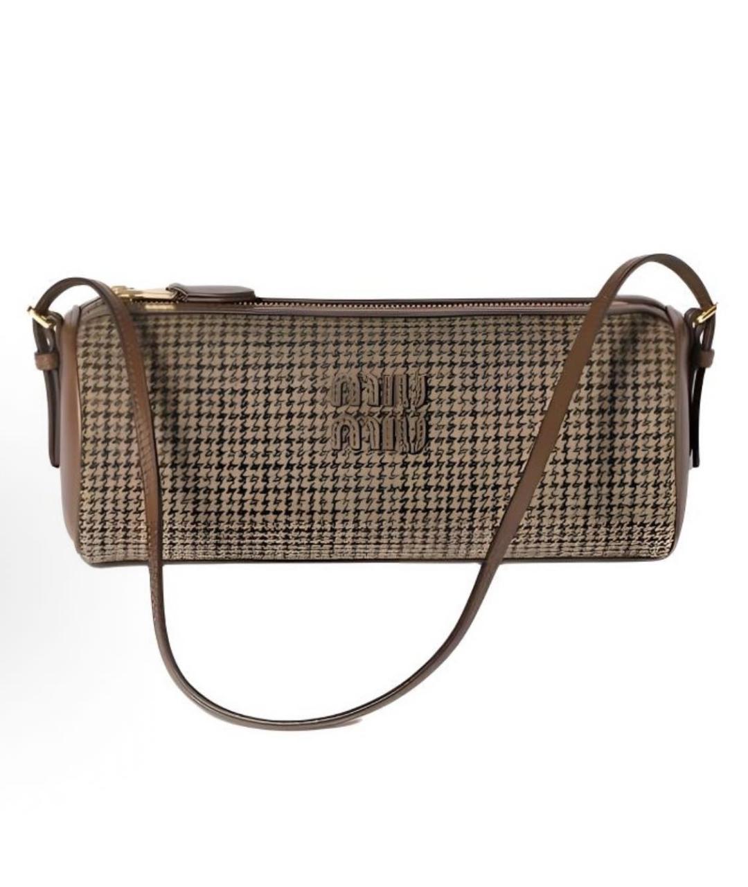 MIU MIU Коричневая сумка через плечо, фото 8
