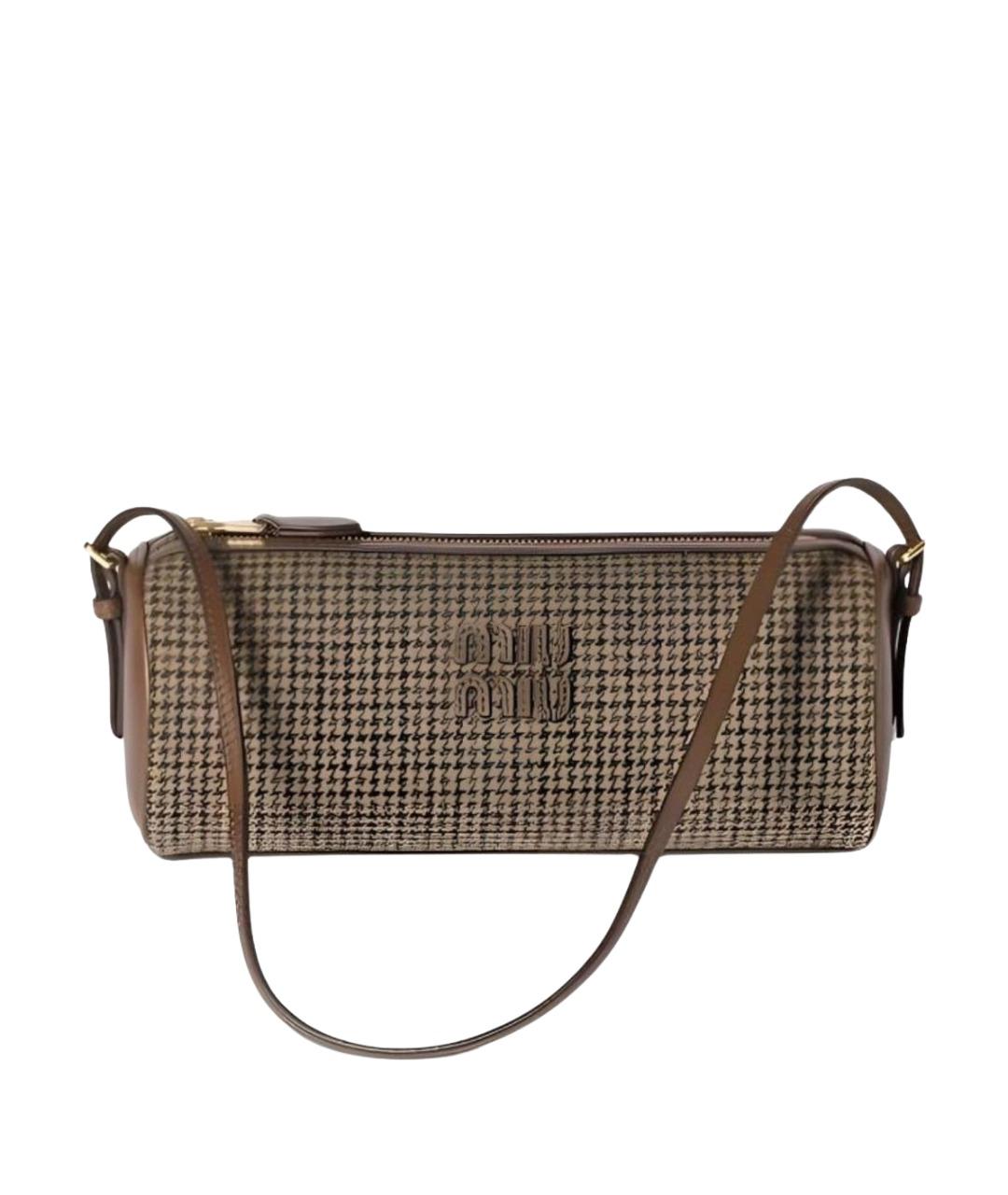 MIU MIU Коричневая сумка через плечо, фото 1