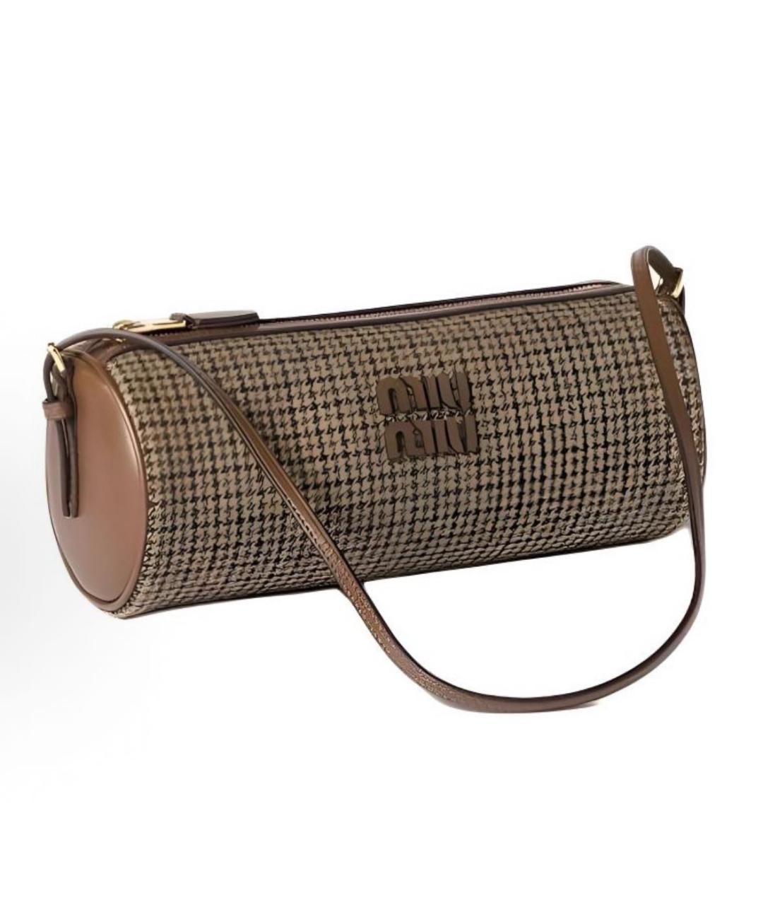 MIU MIU Коричневая сумка через плечо, фото 2