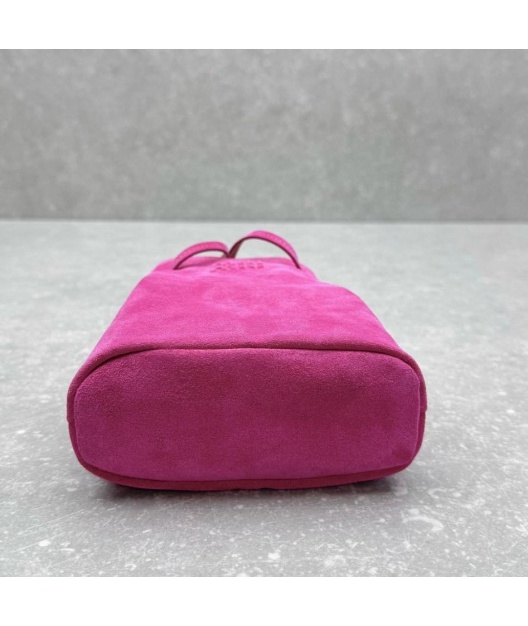MIU MIU Фуксия замшевая сумка через плечо, фото 7