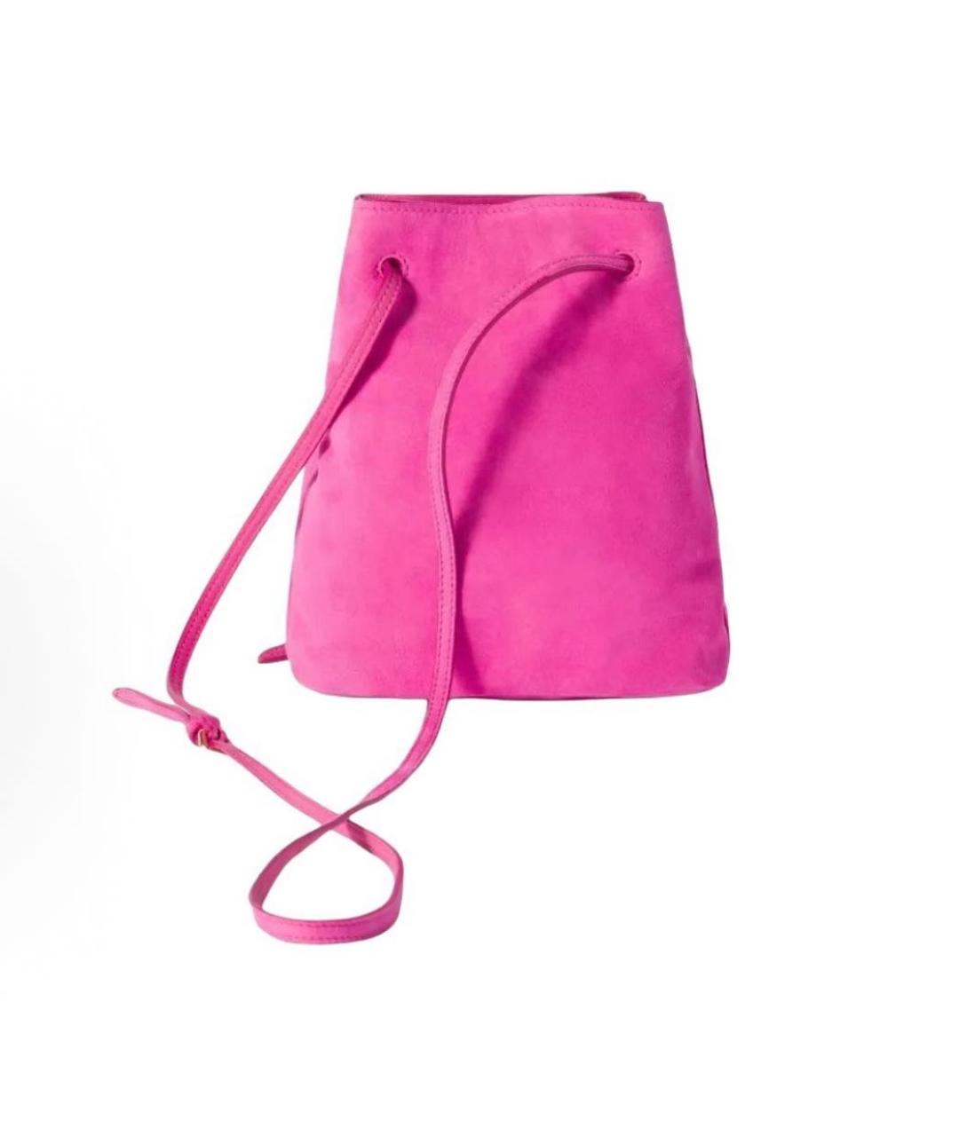 MIU MIU Фуксия замшевая сумка через плечо, фото 3