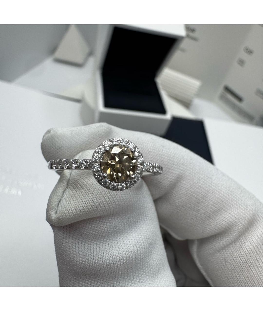 DE BEERS Серебряное платиновое кольцо, фото 4