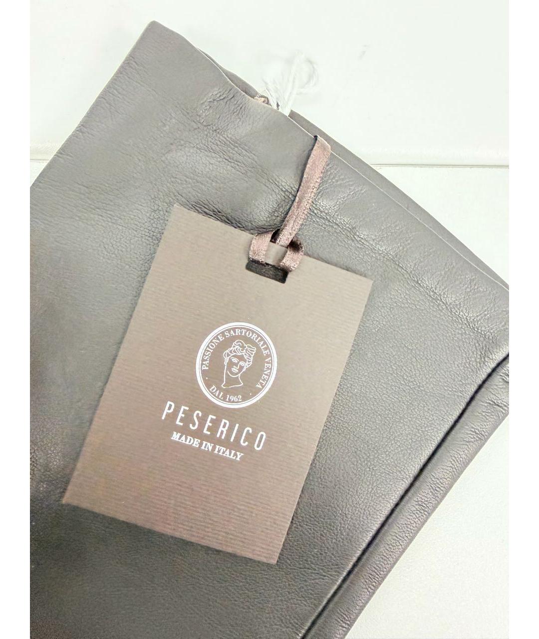 SIMONETTA RAVIZZA Черные кожаные перчатки, фото 4