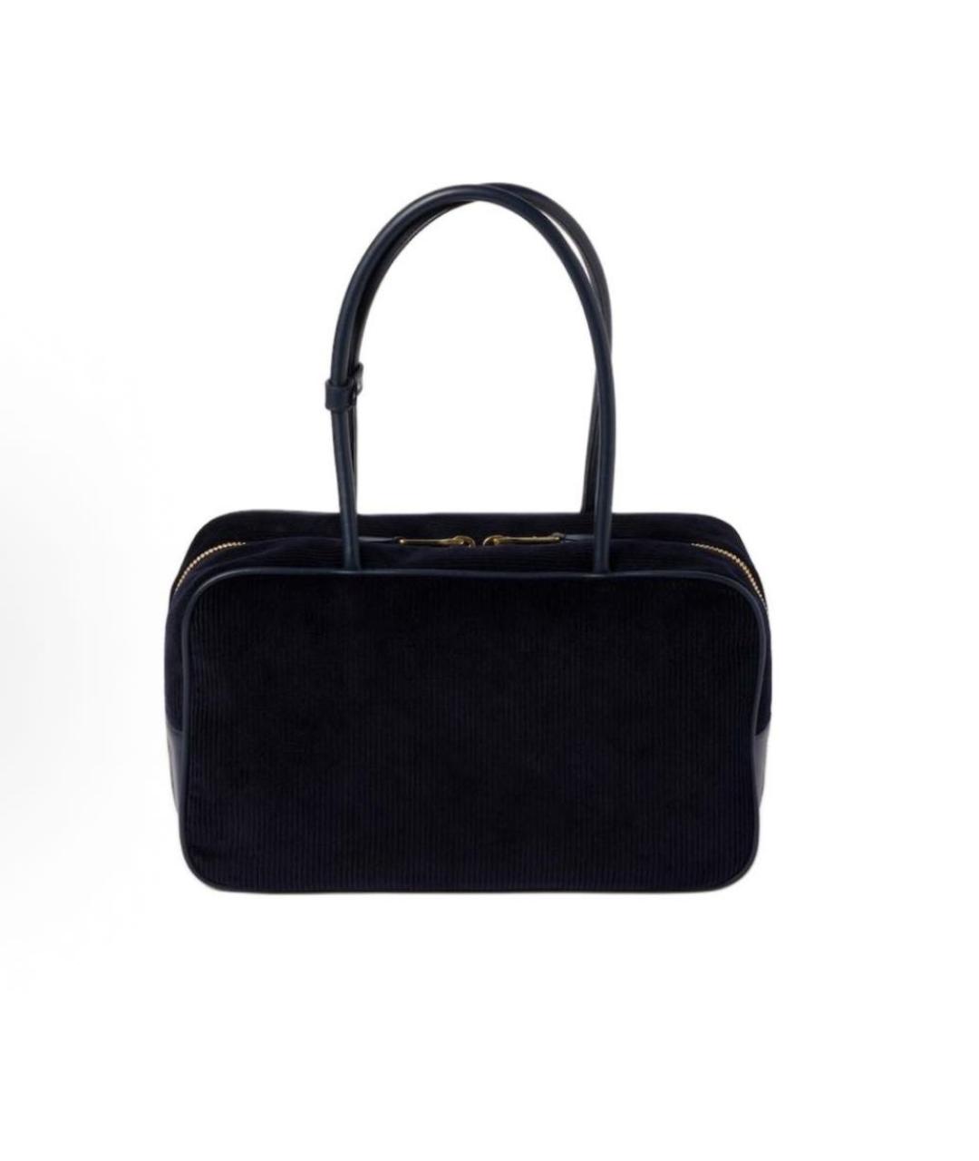 MIU MIU Темно-синяя сумка с короткими ручками, фото 4