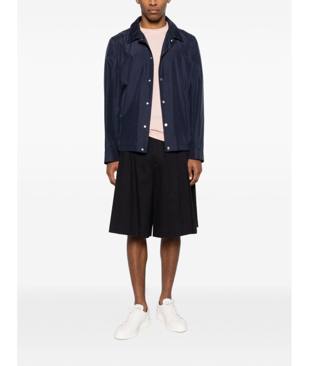 BRUNELLO CUCINELLI Розовая хлопко-леновая футболка, фото 5