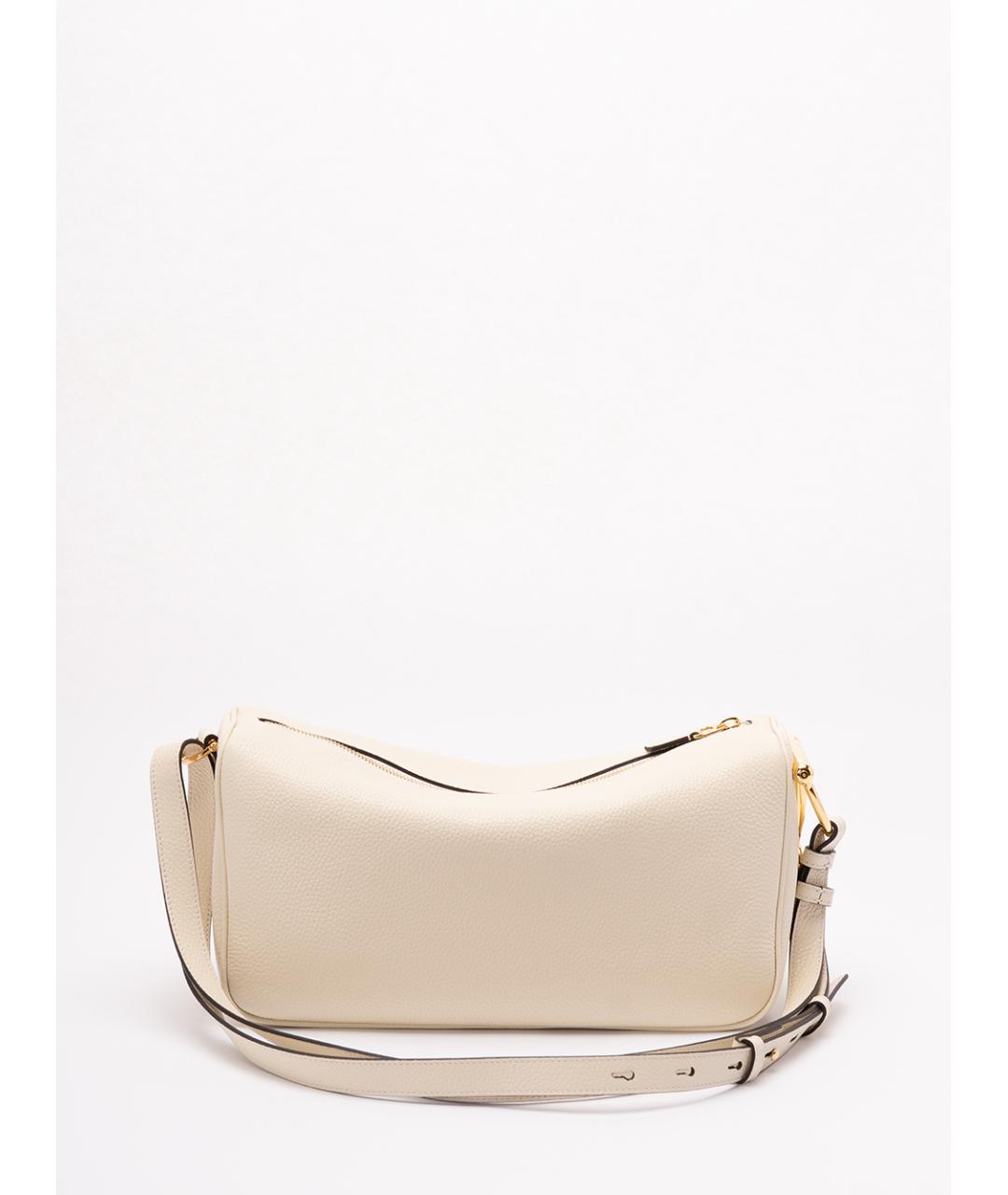 GUCCI Бежевая кожаная сумка через плечо, фото 1