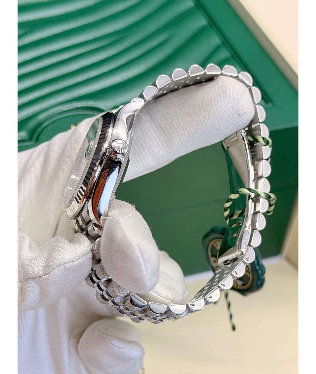 ROLEX Серебряные часы, фото 7