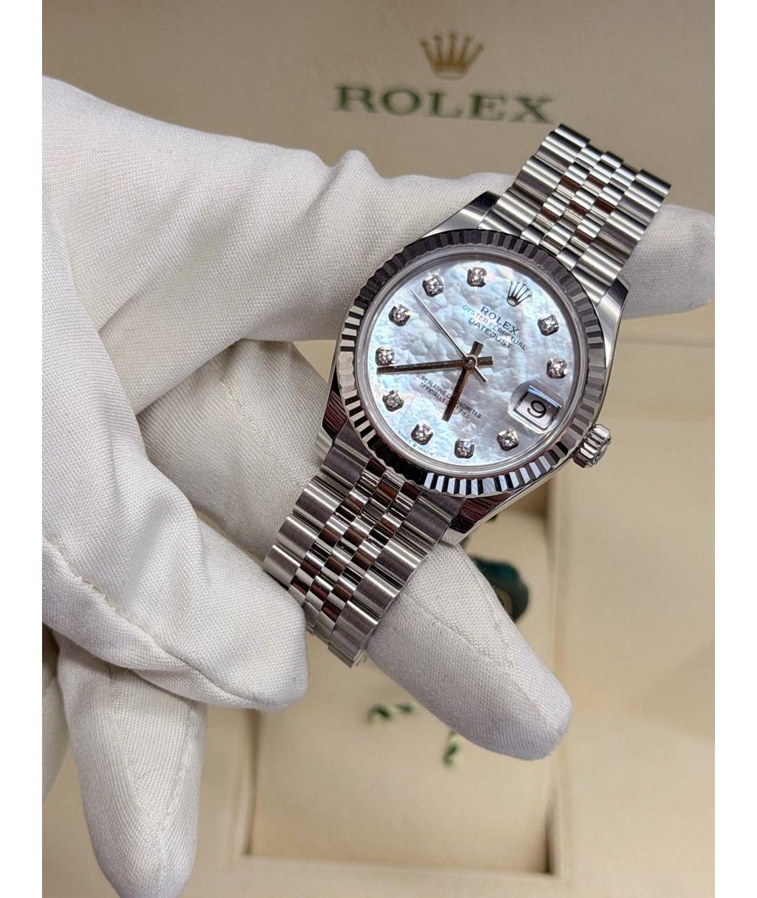 ROLEX Серебряные часы, фото 2
