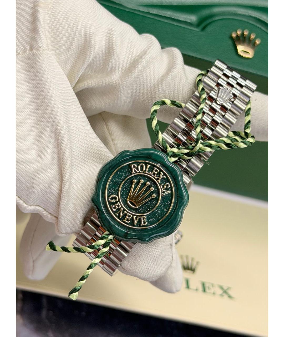 ROLEX Серебряные часы, фото 8