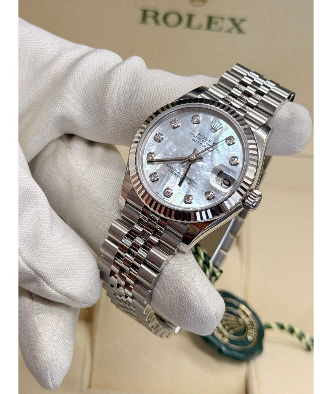 ROLEX Серебряные часы, фото 6