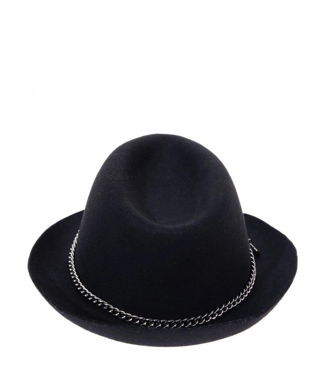 STELLA MCCARTNEY Черная шерстяная шляпа, фото 2