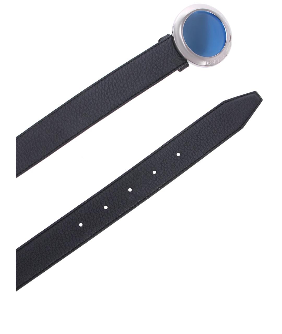 AGNONA Черный кожаный ремень, фото 3