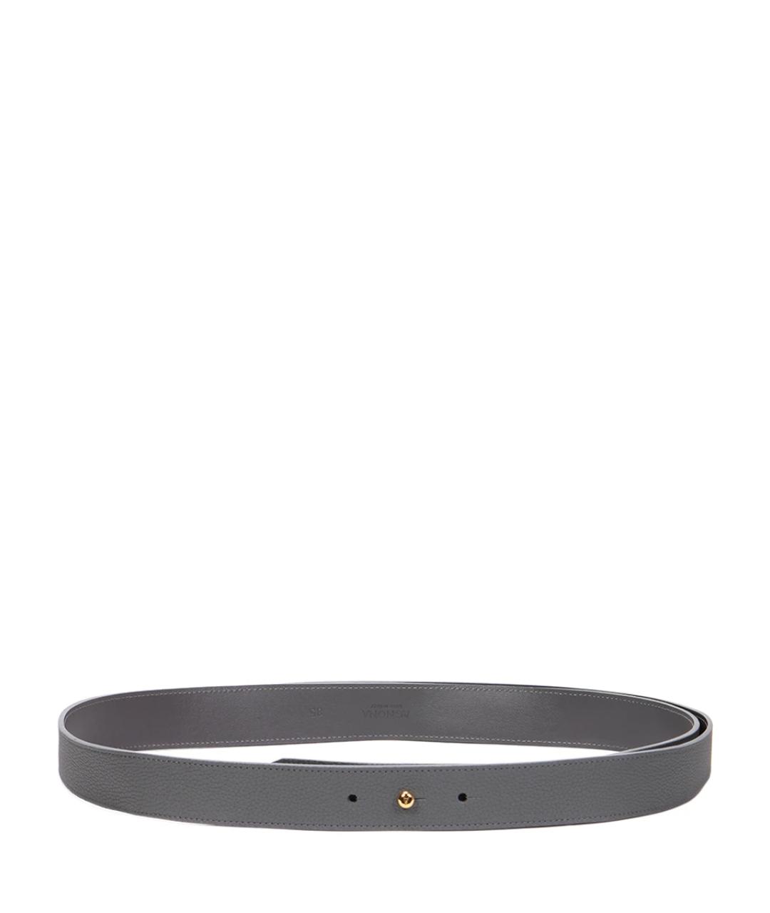 AGNONA Серый ремень, фото 2