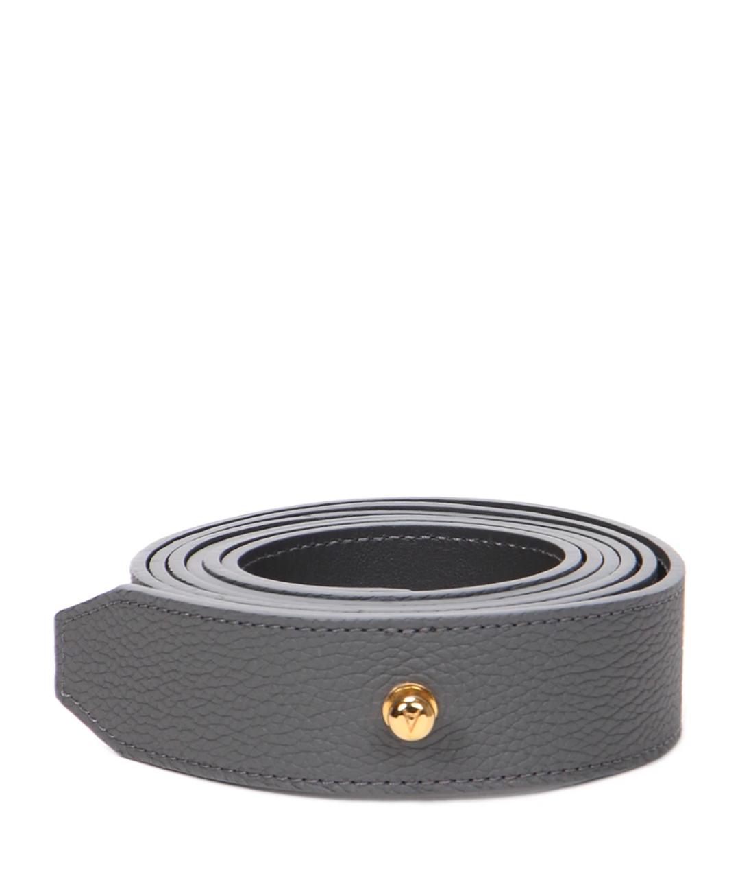 AGNONA Серый ремень, фото 1