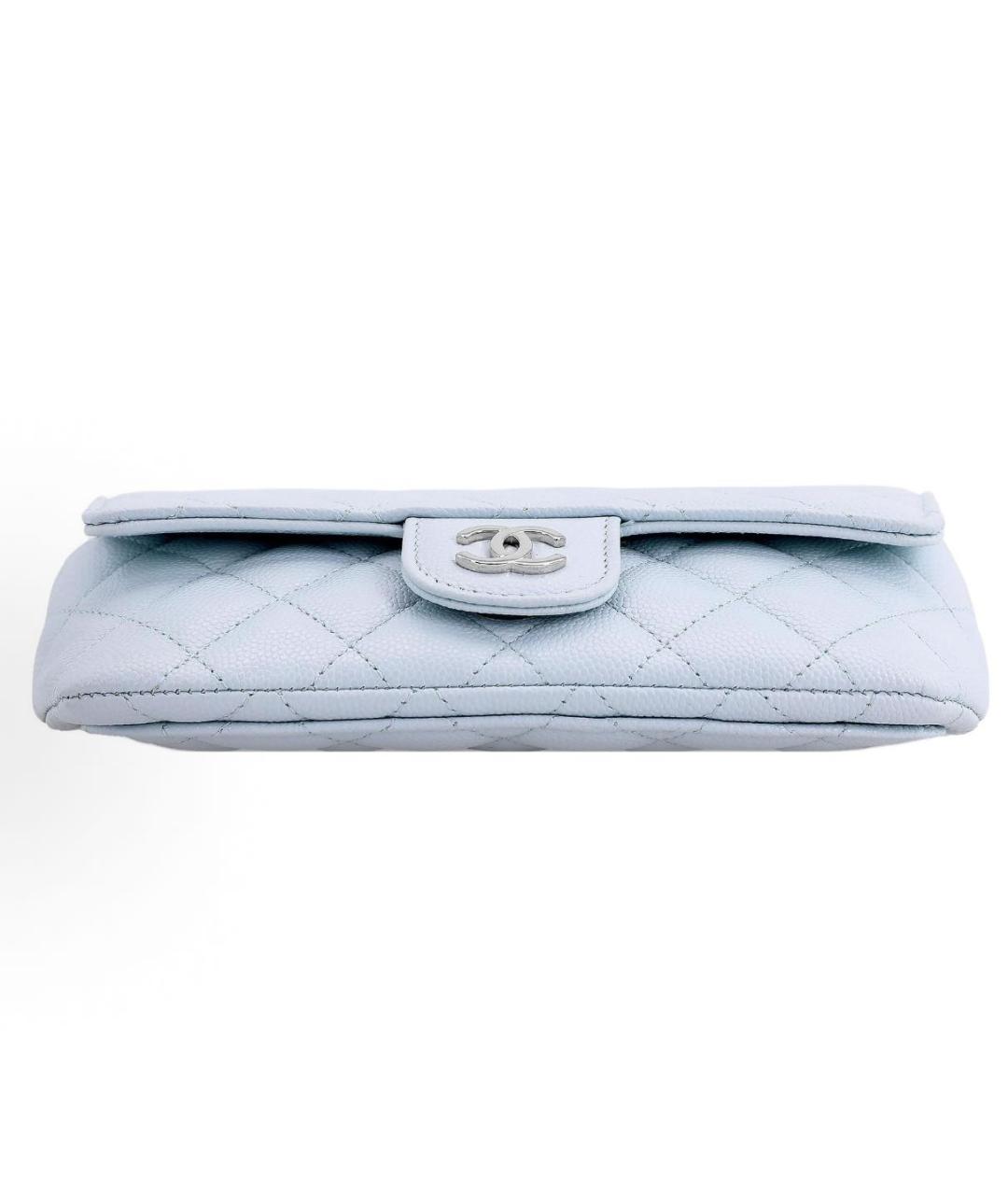 CHANEL Белая кожаная сумка через плечо, фото 4
