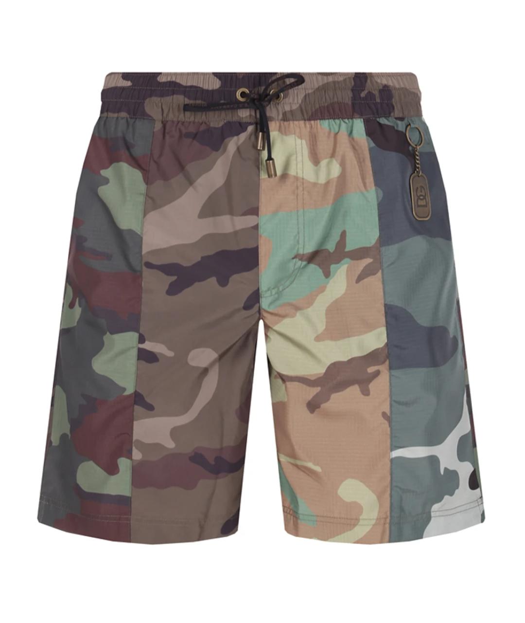 DOLCE&GABBANA Мульти полиамидовые шорты, фото 1