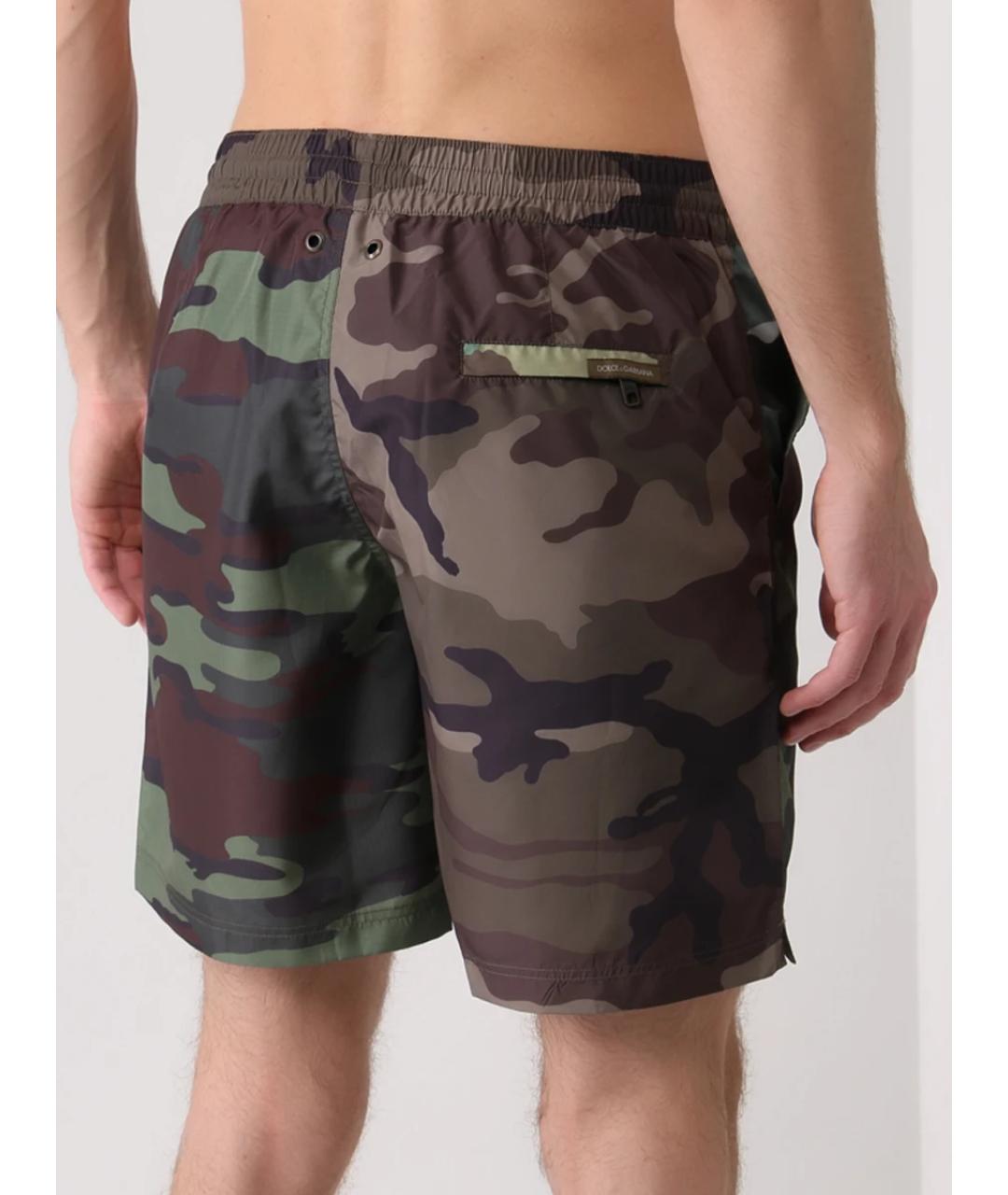 DOLCE&GABBANA Мульти полиамидовые шорты, фото 3