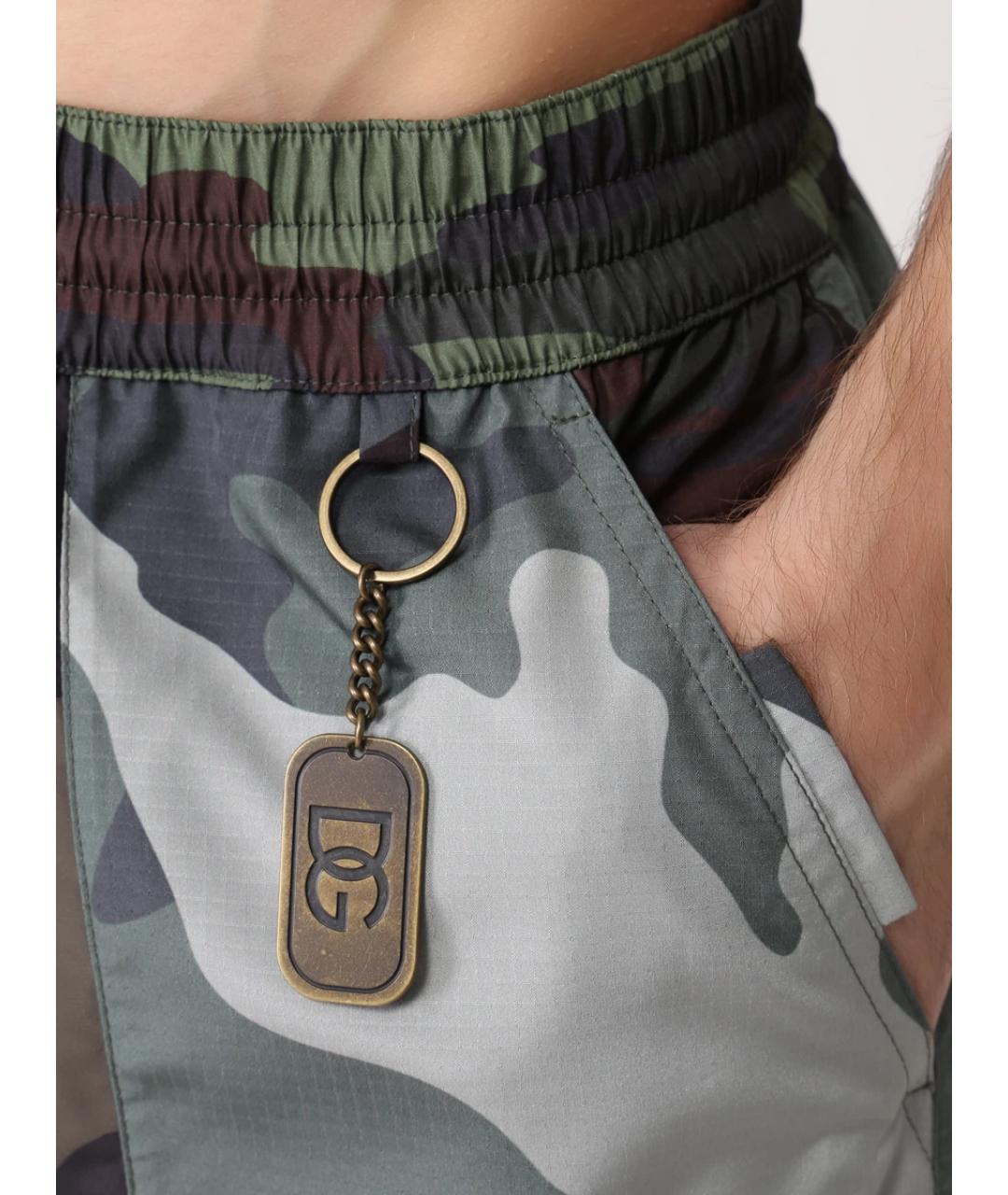 DOLCE&GABBANA Мульти полиамидовые шорты, фото 4