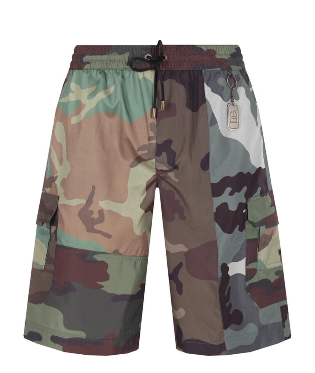 DOLCE&GABBANA Мульти полиамидовые шорты, фото 1