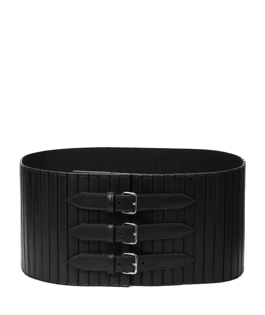 ALAIA Черный кожаный ремень, фото 2