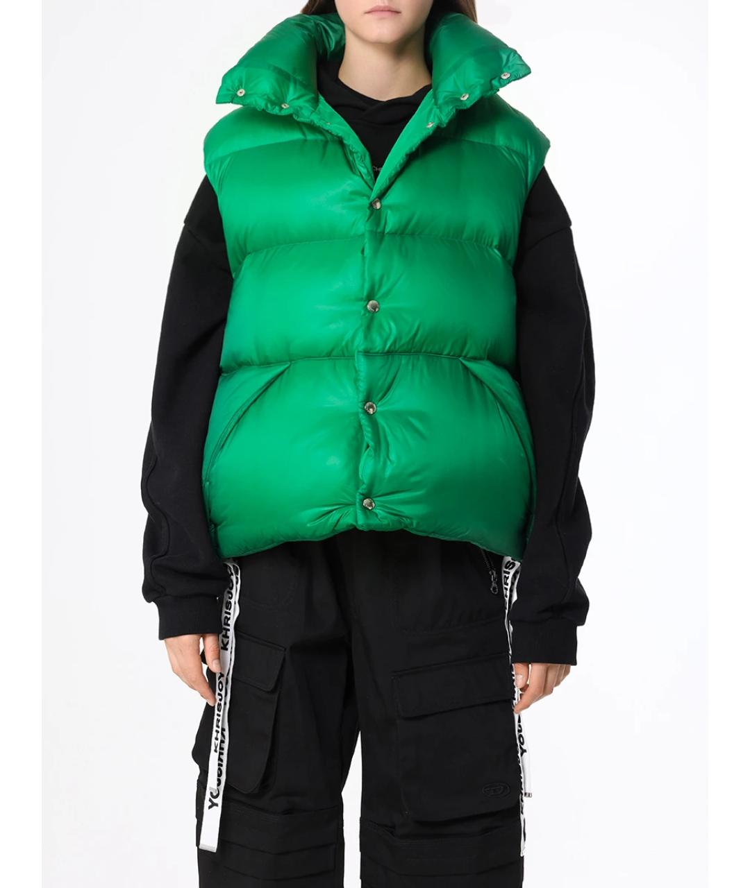 KHRISJOY Зеленый жилет, фото 4