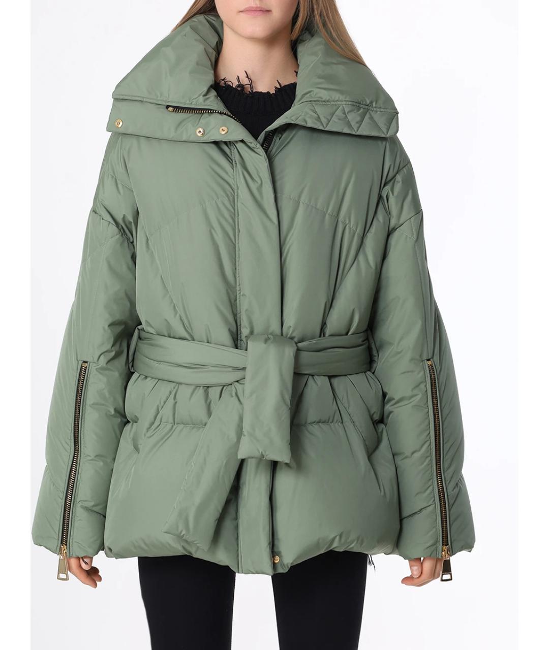 KHRISJOY Зеленый полиэстеровый пуховик, фото 4