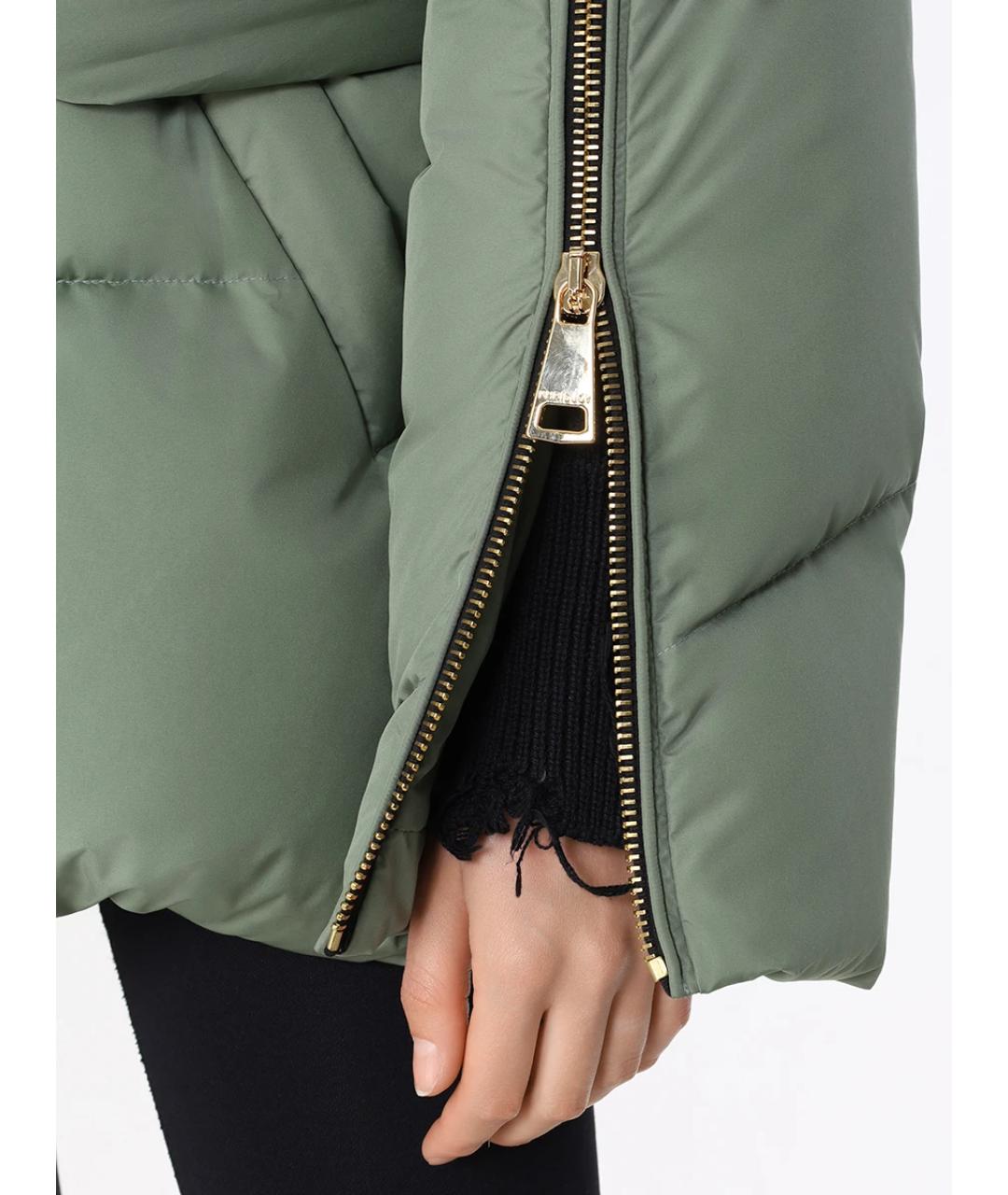 KHRISJOY Зеленый полиэстеровый пуховик, фото 5