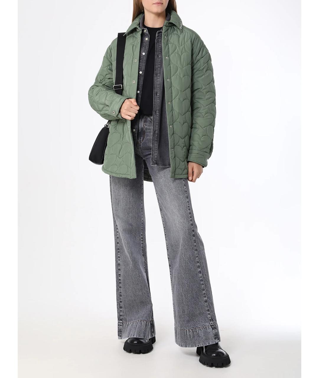 KHRISJOY Зеленая полиэстеровая куртка, фото 2