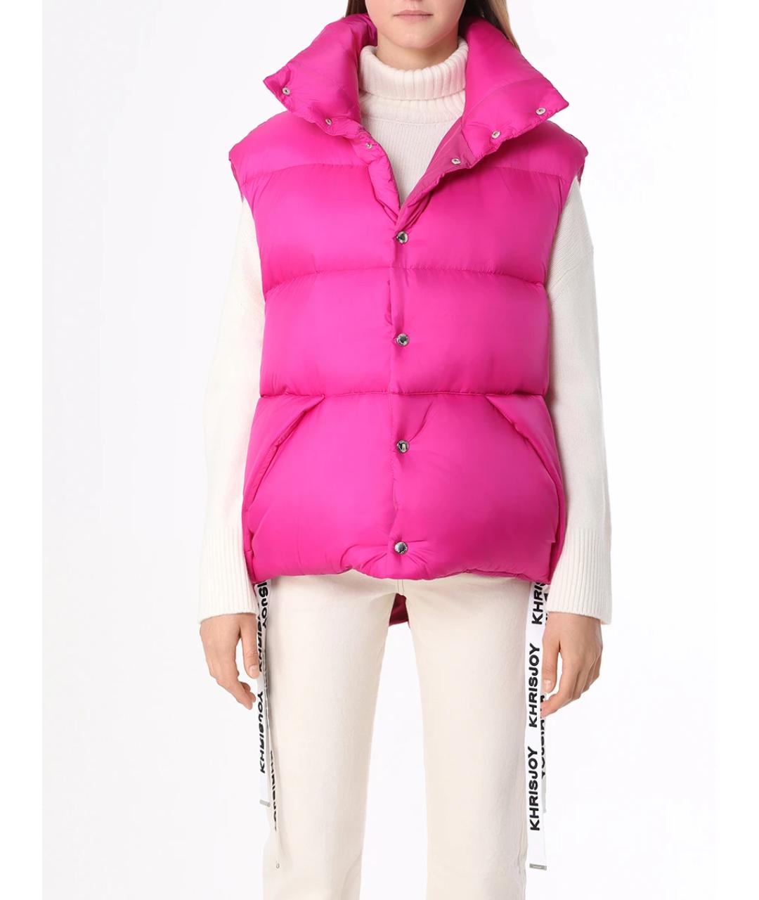 KHRISJOY Розовый жилет, фото 4