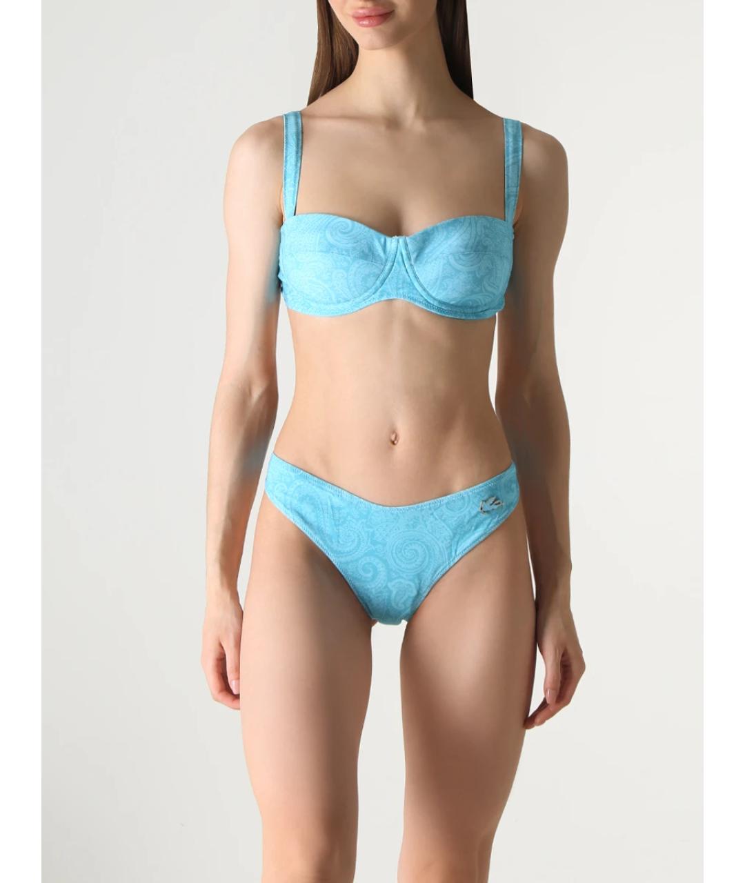 ETRO Голубой полиамидовый купальник, фото 2