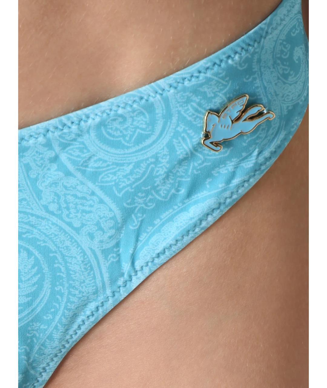 ETRO Голубой полиамидовый купальник, фото 5