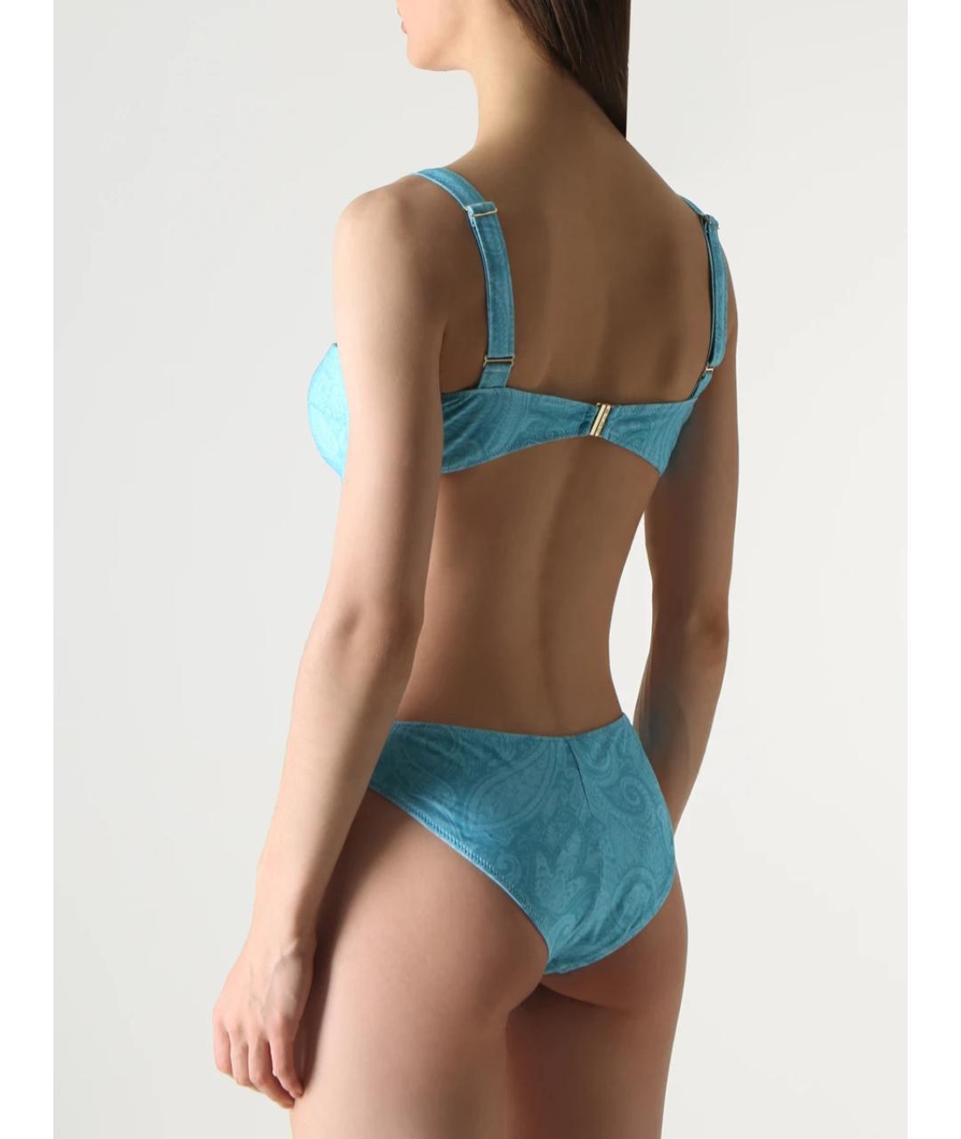 ETRO Голубой полиамидовый купальник, фото 3