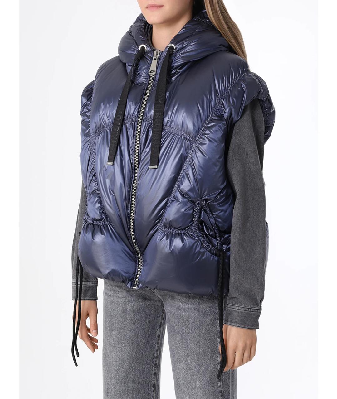 KHRISJOY Синий полиамидовый жилет, фото 4