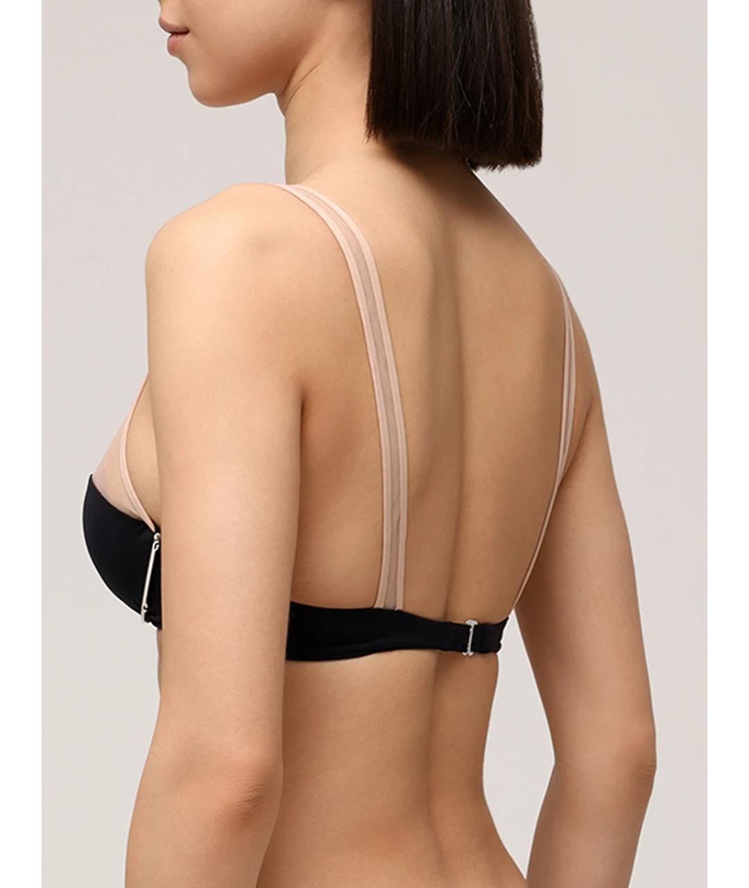 LA PERLA Черный полиамидовый купальник, фото 3