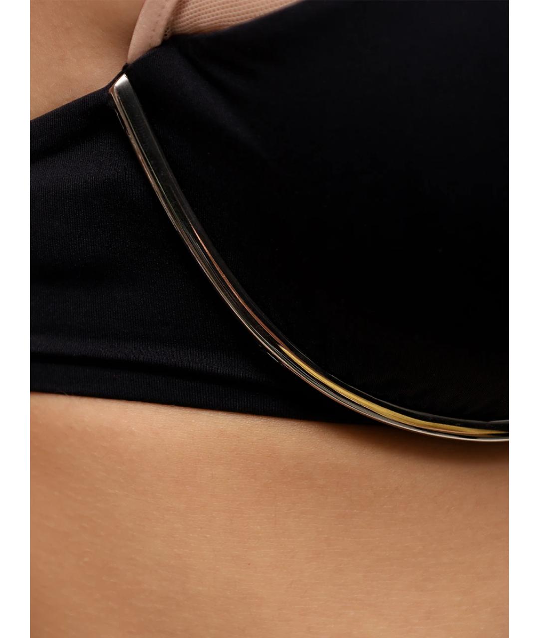 LA PERLA Черный полиамидовый купальник, фото 4