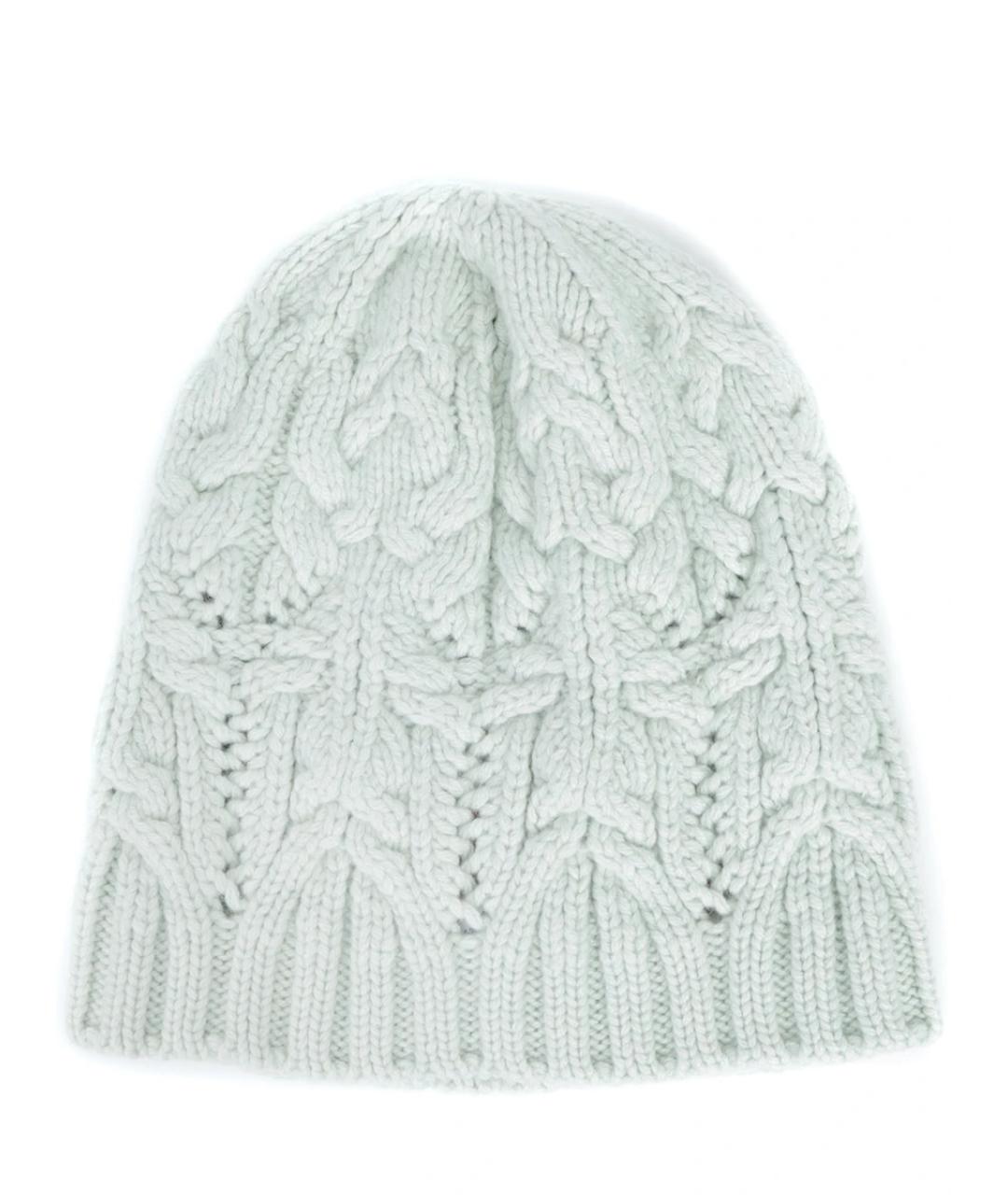 LORO PIANA Зеленая кашемировая шапка, фото 2