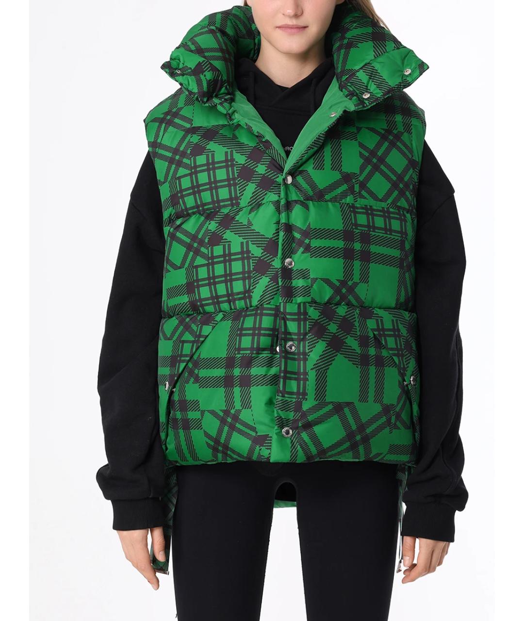 KHRISJOY Зеленый полиэстеровый жилет, фото 4